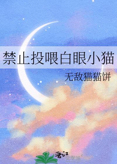 禁止投喂白眼小猫的标语